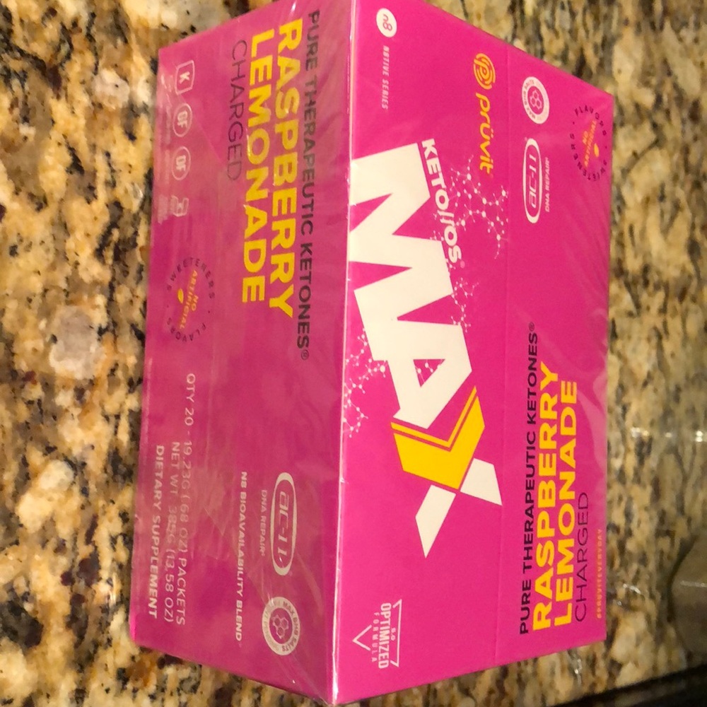 Pruvit keto Raspberry Lemonade New Box